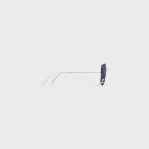 Triomphe Rhinestone 01 Sunglasses in Metal with Crystals