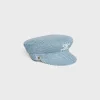triomphe sailor cap in cotton hickory