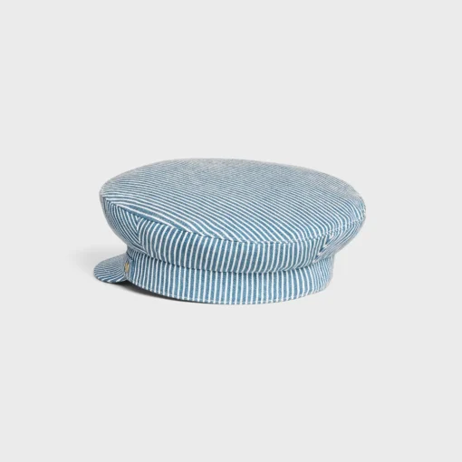 triomphe sailor cap in cotton hickory