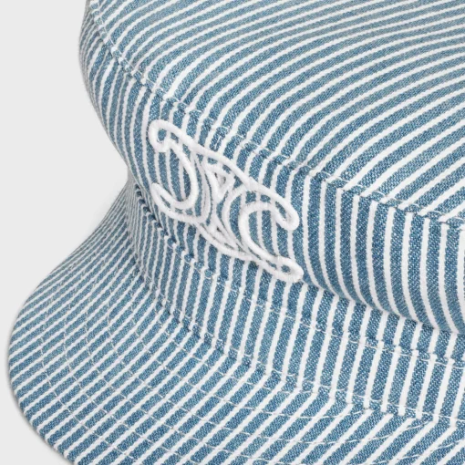 triomphe sailor cap in cotton hickory