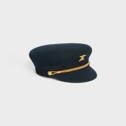 triomphe sailor cap in wool cloth