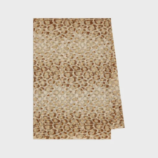 triomphe sarong in leopard cotton