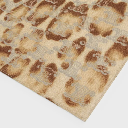 triomphe sarong in leopard cotton