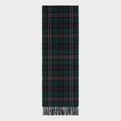 triomphe scarf in check cashmere