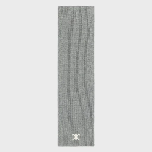 triomphe scarf in heritage cashmere