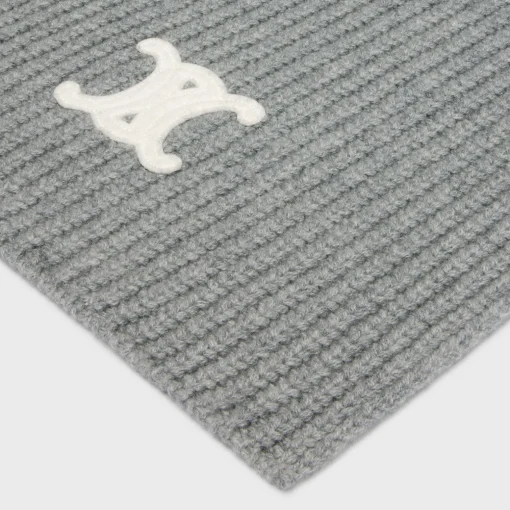 triomphe scarf in heritage cashmere