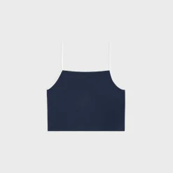 triomphe tank top in cotton jersey