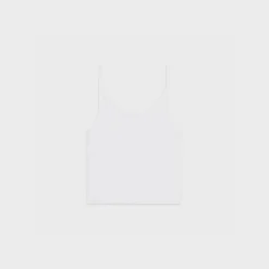 TRIOMPHE TANK TOP IN RIBBED COTTON