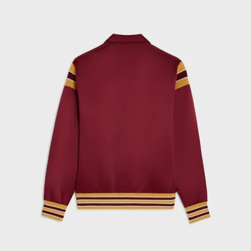 triomphe teddy jacket in satin