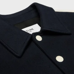 triomphe teddy jacket in double face cashmere