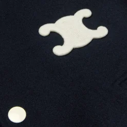 triomphe teddy jacket in double face cashmere