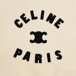 triomphe teddy jacket in textured wool