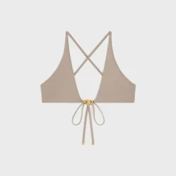 triomphe triangle top in matte jersey