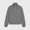 triomphe trucker sweater in wool and cashmere