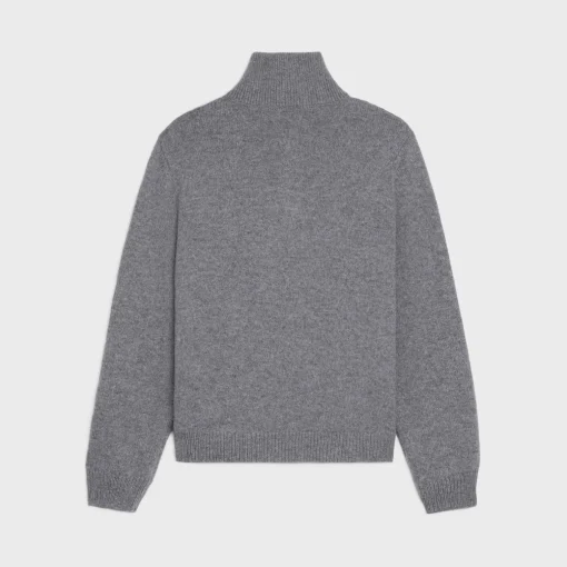 triomphe trucker sweater in wool and cashmere