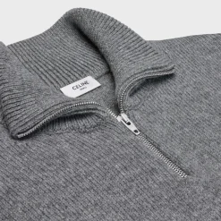 triomphe trucker sweater in wool and cashmere