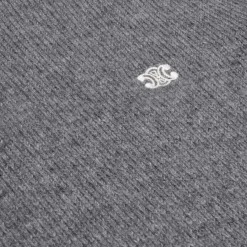 triomphe trucker sweater in wool and cashmere