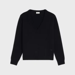TRIOMPHE V-NECK SWEATER IN HERITAGE CASHMERE