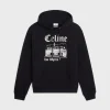 troubadour loose hoodie in cotton fleece