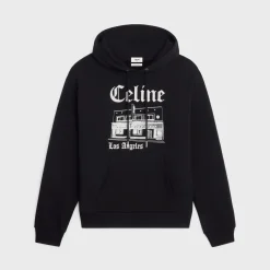 troubadour loose hoodie in cotton fleece