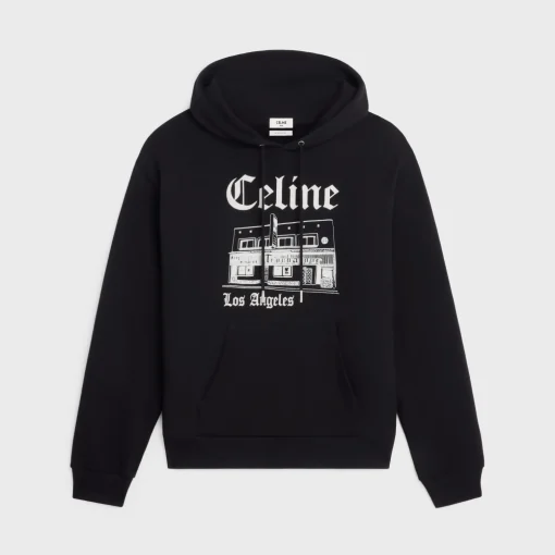 troubadour loose hoodie in cotton fleece
