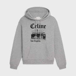 troubadour loose hoodie in cotton fleece