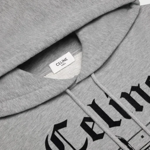 troubadour loose hoodie in cotton fleece
