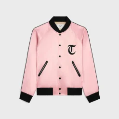 troubadour teddy jacket in satin-finish nylon