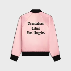 troubadour teddy jacket in satin-finish nylon