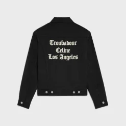 troubadour trucker jacket in raw wash denim