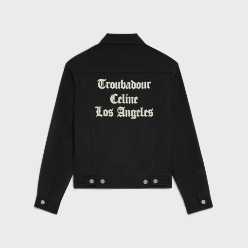 troubadour trucker jacket in raw wash denim