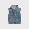 trucker jacket in union wash denim