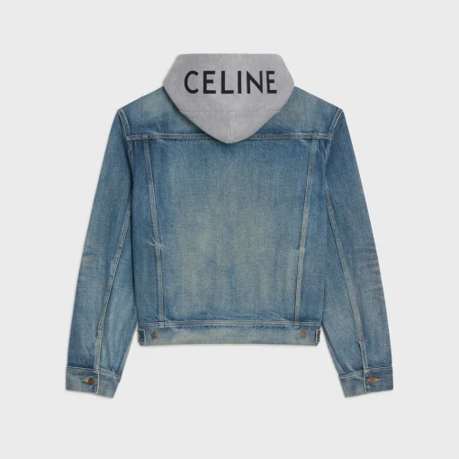 trucker jacket in union wash denim