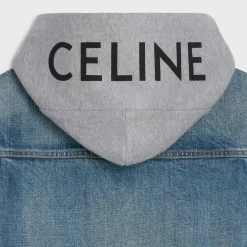 trucker jacket in union wash denim