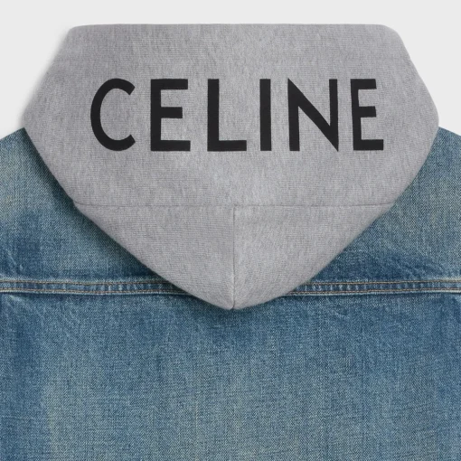 trucker jacket in union wash denim