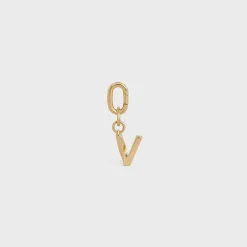 V CHARM in Brass