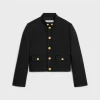 Verneuil jacket in double faced wool tricotine