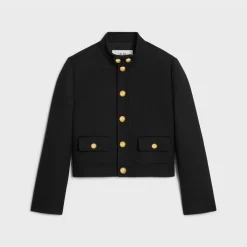 Verneuil jacket in double faced wool tricotine