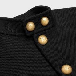 Verneuil jacket in double faced wool tricotine