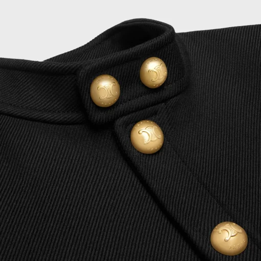 Verneuil jacket in double faced wool tricotine