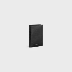 VERTICAL CARD HOLDER in LIZARD EMBOSSED CALFSKIN