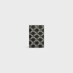 VERTICAL CARD HOLDER in Triomphe canvas two-tone