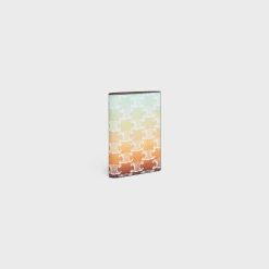 VERTICAL CARD HOLDER in TRIOMPHE CANVAS SUNSET