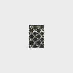 VERTICAL CARD HOLDER in Triomphe canvas two-tone