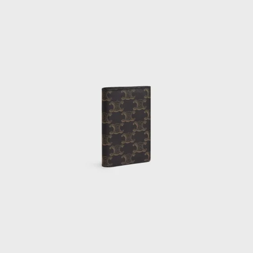 VERTICAL CARD HOLDER in Triomphe Canvas