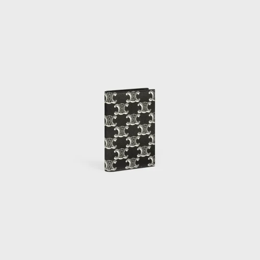 VERTICAL CARD HOLDER in Triomphe canvas two-tone