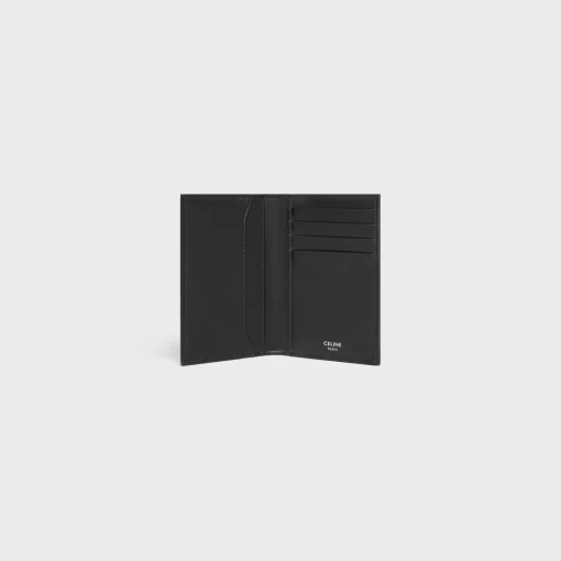 VERTICAL CARD HOLDER Triomphe Canvas New Triomphe2 BEIGE