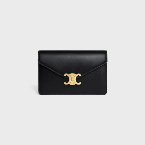 WALLET ON CHAIN MARGO in Shiny calfskin