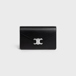 WALLET ON CHAIN MARGO in Shiny calfskin