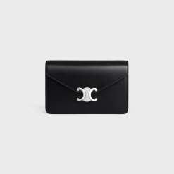 WALLET ON CHAIN MARGO in Shiny calfskin